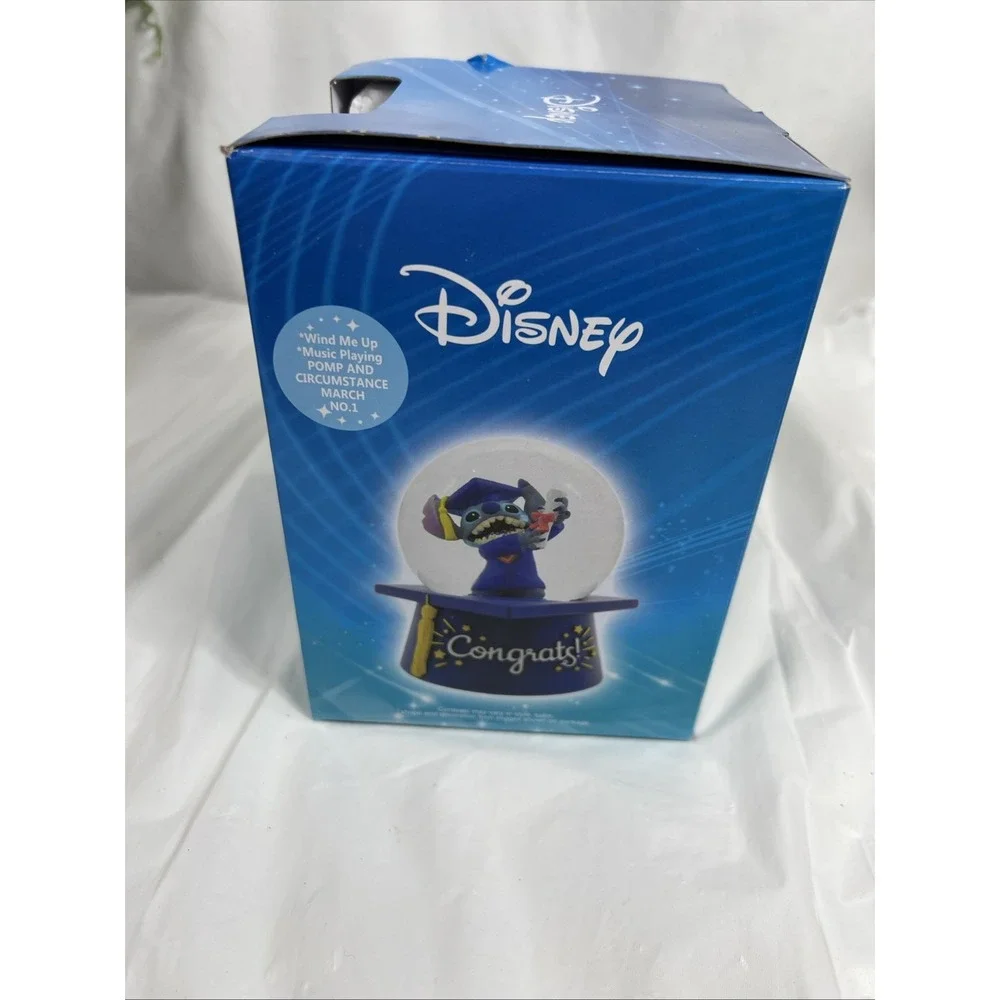 2025 DISNEY STITCH MUSICAL WATERGLOBE GRADUATION 